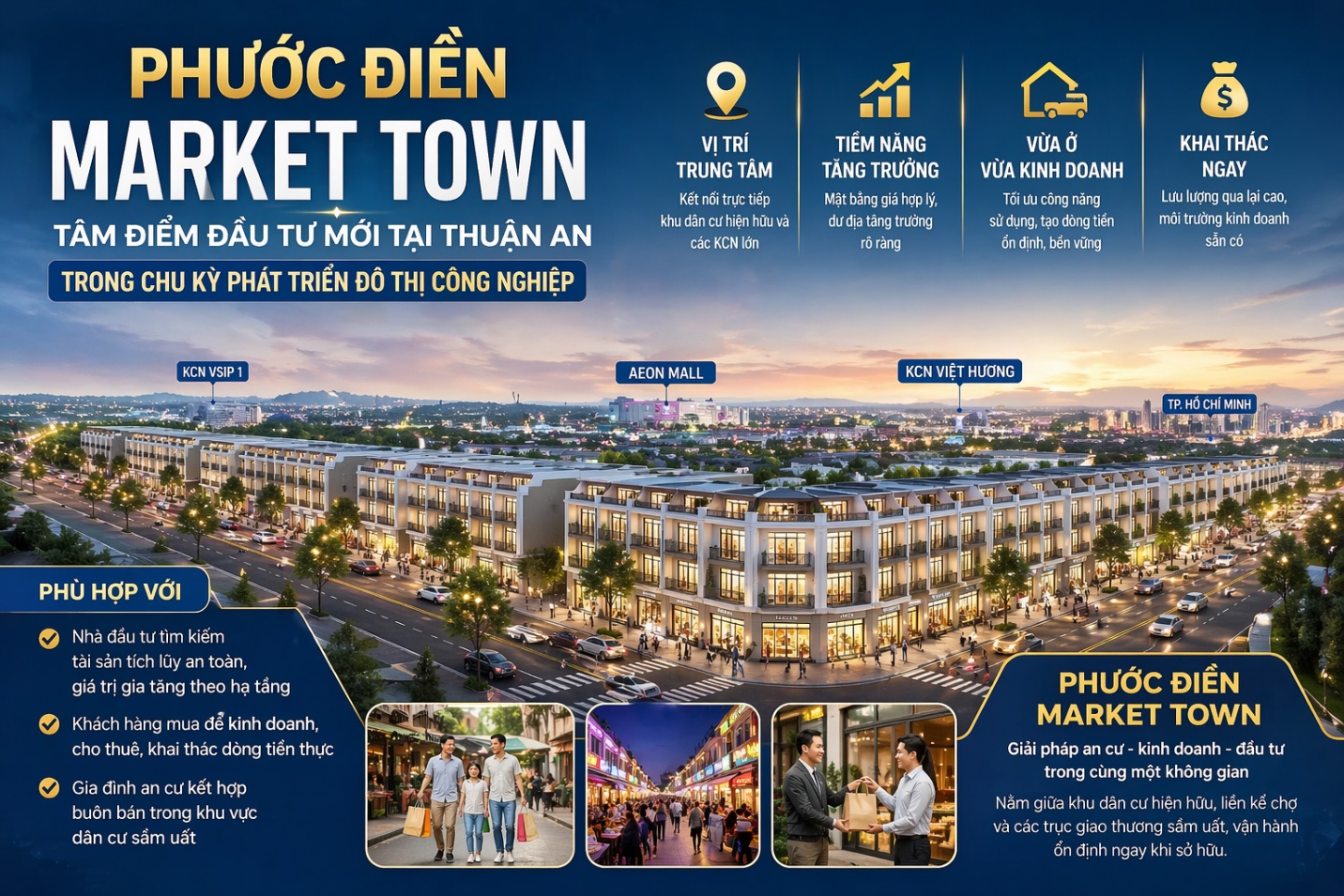 Phước Điền Market Town - Tâm điểm đầu tư mới tại Thuận An trong chu kỳ phát triển đô thị công nghiệp- Ảnh 2.