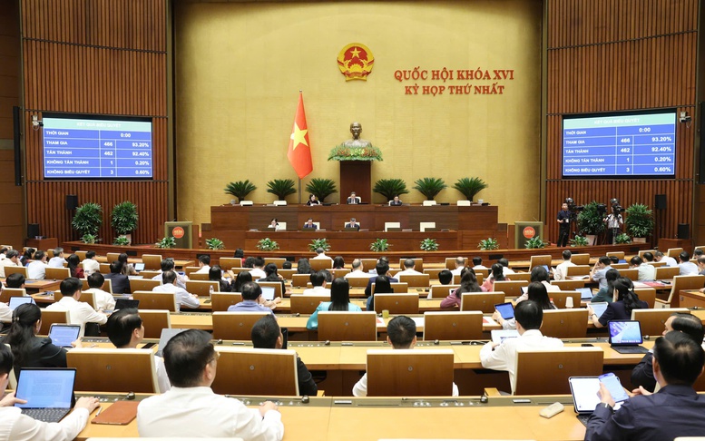 Thủ tướng Lê Minh Hưng đề nghị các đại biểu Quốc hội ủng hộ nâng ngưỡng chịu thuế với hộ kinh doanh- Ảnh 4.