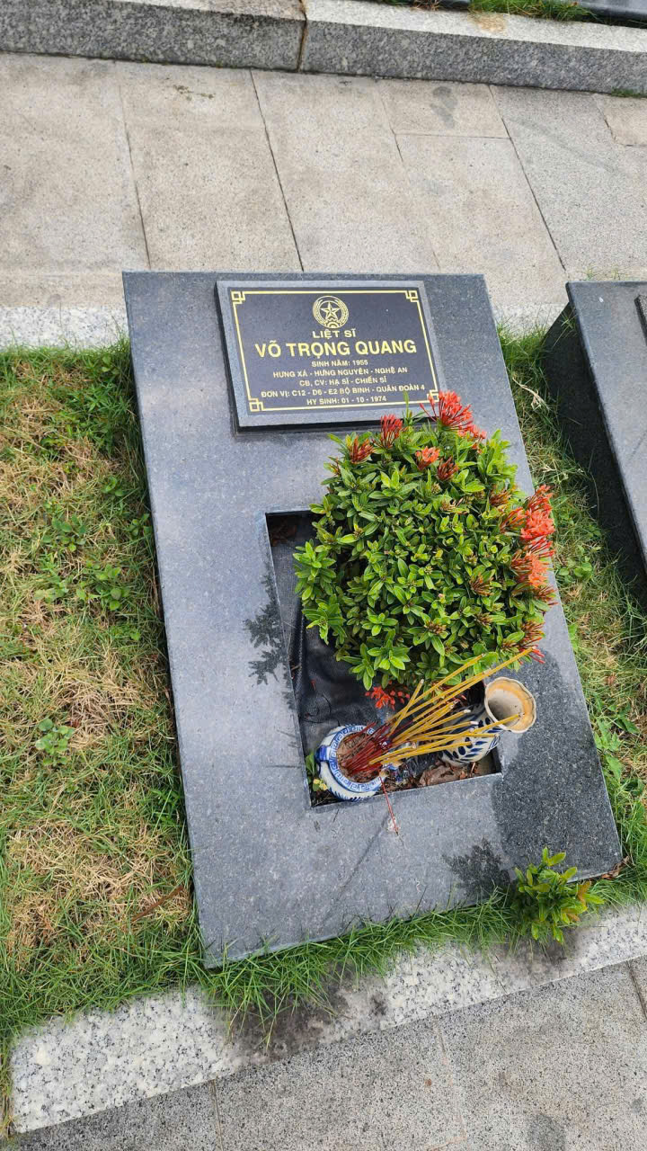 Trang trọng Lễ truy điệu và an táng liệt sĩ Võ Trọng Quang: Hành trình trở về trong lòng đất mẹ!- Ảnh 2.