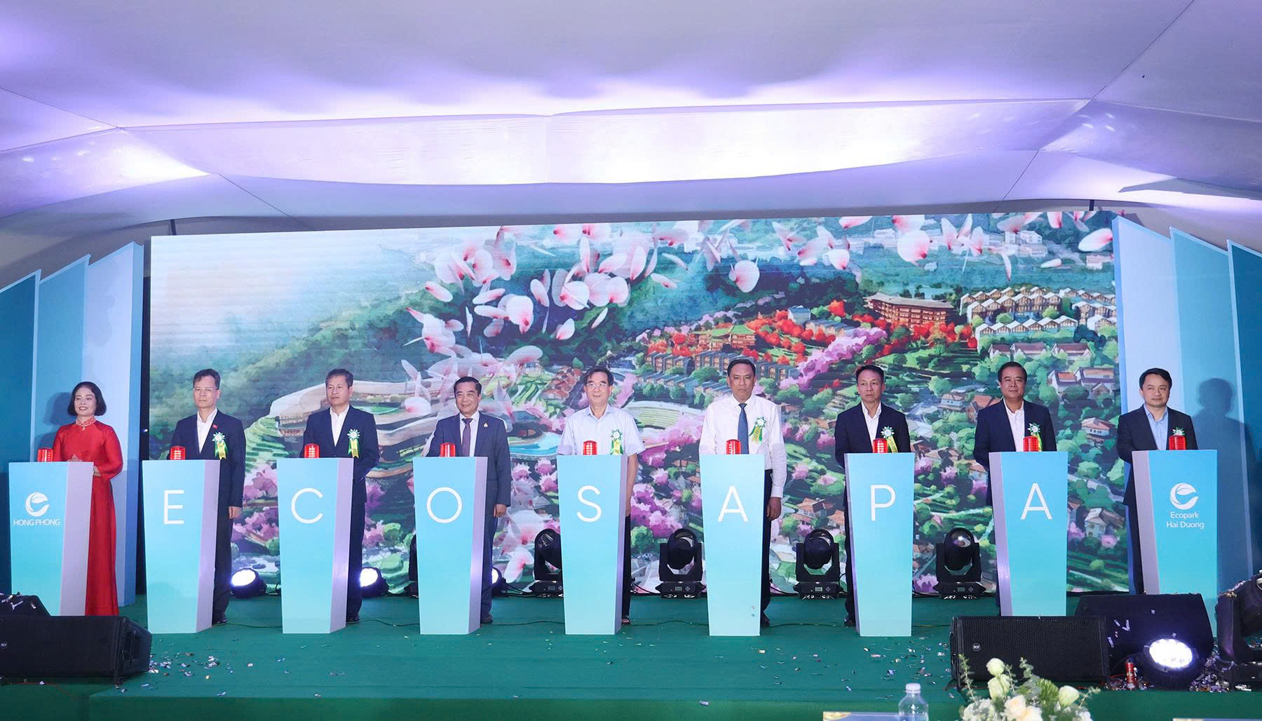 Lào Cai: Khởi công dự án Khu đô thị sinh thái Đồi chè Ô Quý Hồ- Ảnh 2.