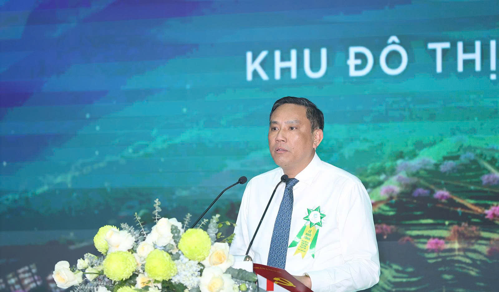 Lào Cai: Khởi công dự án Khu đô thị sinh thái Đồi chè Ô Quý Hồ- Ảnh 1.