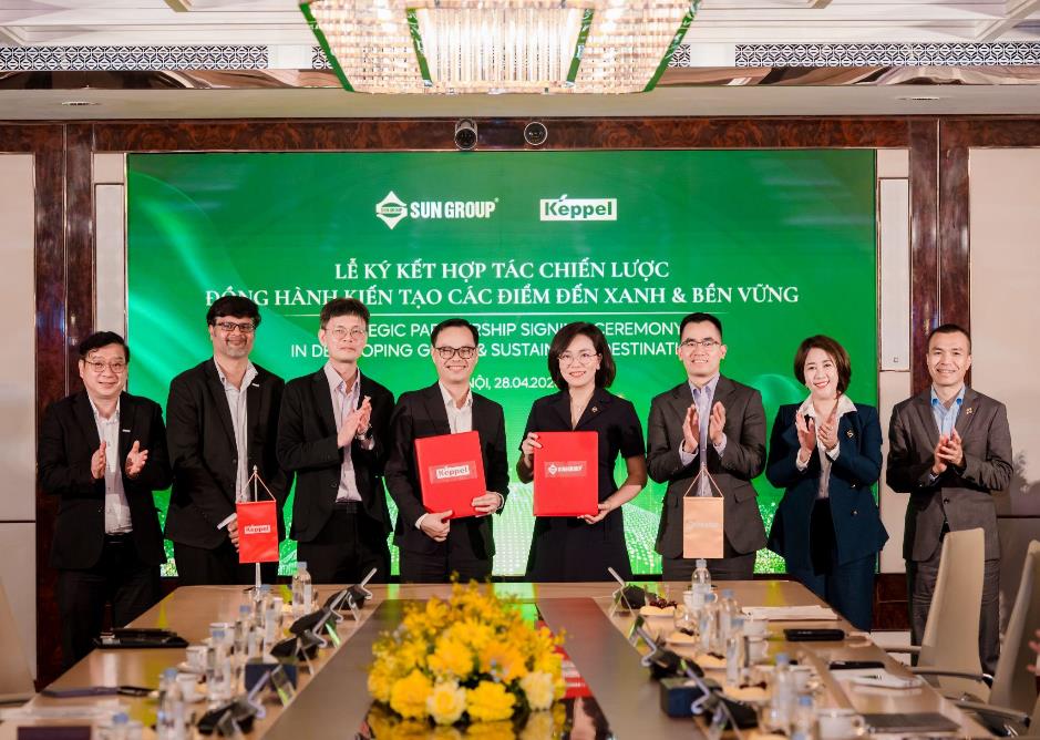 Sun Group bắt tay Keppel, kiến tạo hệ sinh thái điểm đến xanh chuẩn quốc tế- Ảnh 1.