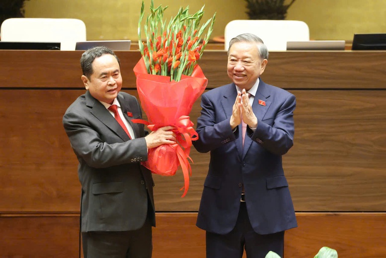 Đồng chí Trần Thanh Mẫn tái đắc cử chức vụ Chủ tịch Quốc hội- Ảnh 1.