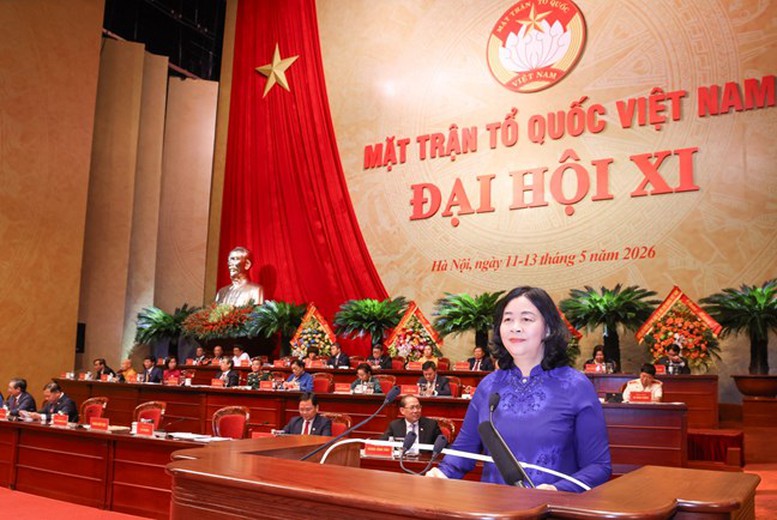 Bế mạc Đại hội đại biểu toàn quốc MTTQ Việt Nam lần thứ XI- Ảnh 1.