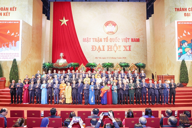 Bế mạc Đại hội đại biểu toàn quốc MTTQ Việt Nam lần thứ XI- Ảnh 2.