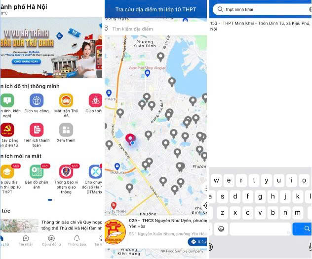 Thí sinh Hà Nội có thể tra cứu địa điểm thi lớp 10 trên iHanoi- Ảnh 1.