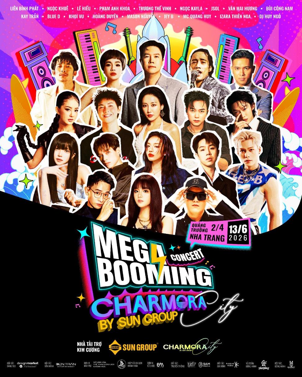 Nha Trang bật mood hè với mô hình "du lịch âm nhạc" tại đại nhạc hội Mega Booming - Charmora City- Ảnh 1. Nha Trang bật mood hè với mô hình "du lịch âm nhạc" tại đại nhạc hội Mega Booming - Charmora City- Ảnh 1.