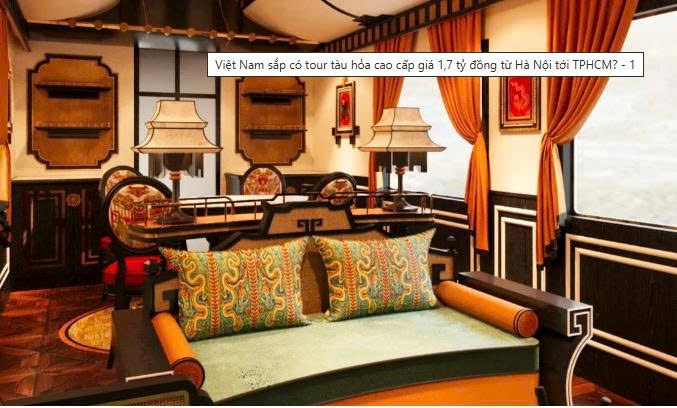 Sắp ra mắt tour tàu hỏa cao cấp xuyên Việt giá 1,7 tỉ đồng- Ảnh 3.