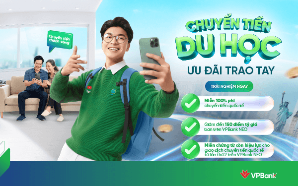 Chuyển tiền du học qua VPBank: Kinh nghiệm để giao dịch nhanh chóng và đúng hạn- Ảnh 1.