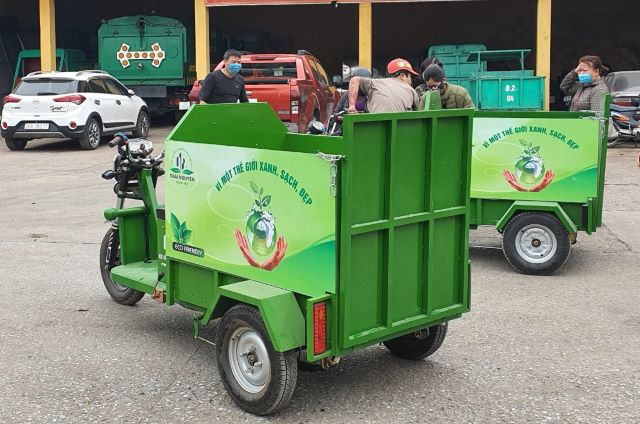 Đề xuất thí điểm xe 3 bánh chạy điện thu gom rác, hỗ trợ chữa cháy - Ảnh 1.