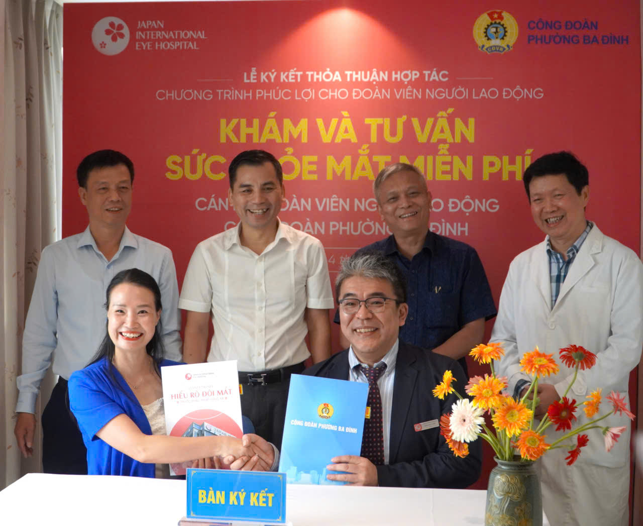 Phường Ba Đình: Triển khai chương trình phúc lợi chăm sóc sức khỏe mắt cho đoàn viên, người lao động- Ảnh 1.