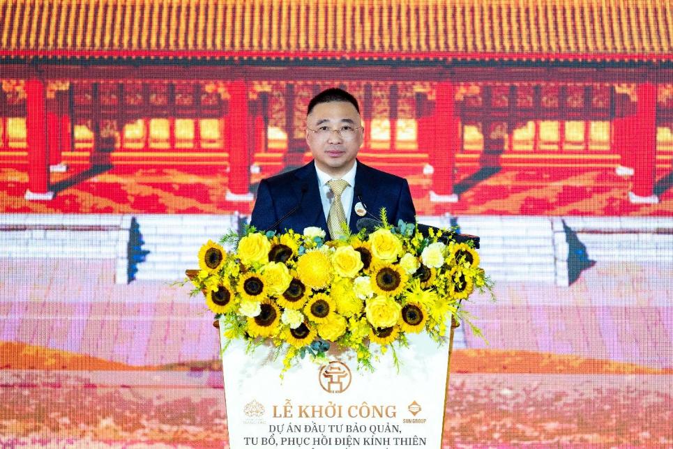 Sun Group được chọn là đơn vị thi công dự án phục hồi điện Kính Thiên - Hoàng thành Thăng Long - Hà Nội- Ảnh 3.