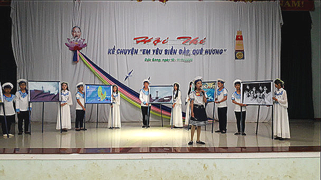 Huyện Đắk Song ( Đắk Nông): Tổ chức hội thi kể chuyện “Em yêu biển đảo quê hương” năm 2020 - Ảnh 1.