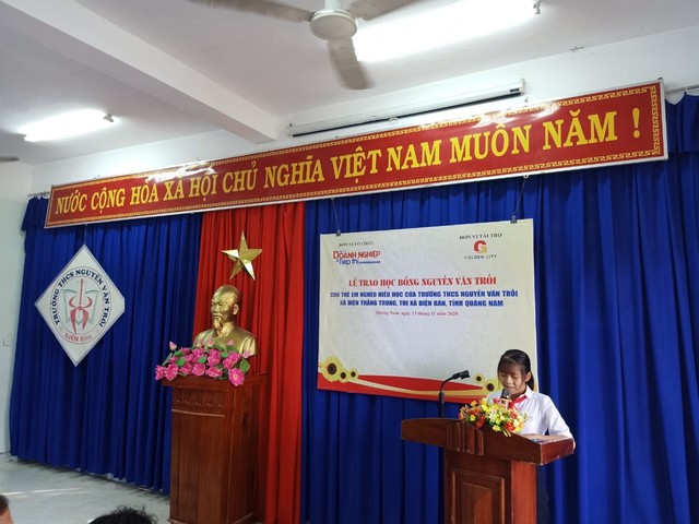 25 học sinh nhận học bổng Nguyễn Văn Trỗi năm thứ 6  - Ảnh 3.