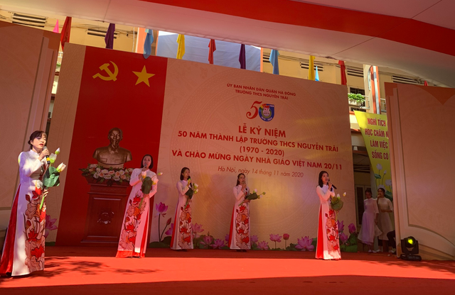 Trường THCS Nguyễn Trãi: Tự hào 50 năm xây dựng trưởng thành và phát triển - Ảnh 5.