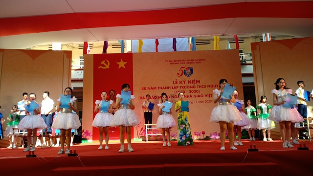 Trường THCS Nguyễn Trãi: Tự hào 50 năm xây dựng trưởng thành và phát triển - Ảnh 3.