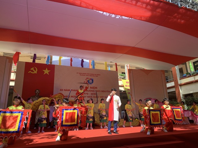Trường THCS Nguyễn Trãi: Tự hào 50 năm xây dựng trưởng thành và phát triển - Ảnh 4.