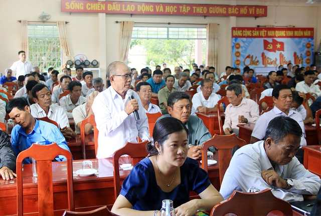 An Giang: Công an huyện Tri Tôn tổ chức Hội nghị Công an lắng nghe ý kiến nhân dân - Ảnh 5.