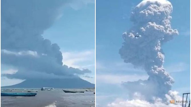 Indonesia: Núi lửa phun trào khiến hàng nghìn người dân phải sơ tán - Ảnh 1.