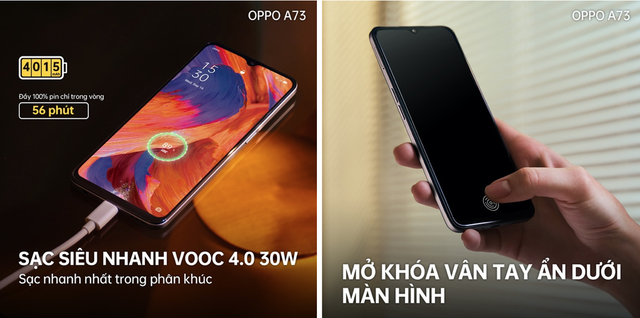 OPPO A73 lên kệ: Thiết kế đẹp, sạc thần tốc, giá rẻ - Ảnh 4.