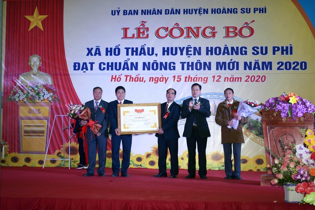Huyện Hoàng Su Phì, tỉnh Hà Giang: Xã Hồ Thầu về đích nông thôn mới - Ảnh 1.