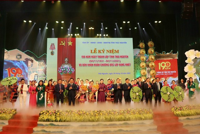 Thái Nguyên; Kỷ niệm 190 năm ngày thành lập và đón nhận Huân chương Độc lập hạng Nhất - Ảnh 1.