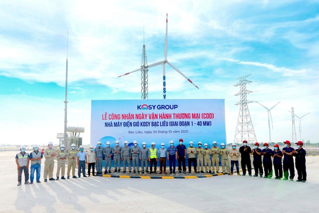 Tập đoàn Kosy chính thức vận hành thương mại Nhà máy Điện gió Kosy Bạc Liêu - Ảnh 1.