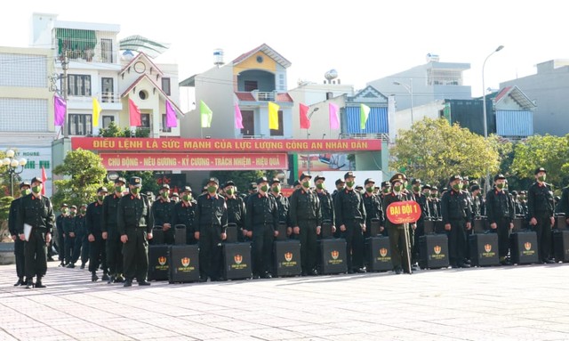 Thái Bình:Thành lập Tiểu đoàn Cảnh sát cơ động - Công an tỉnh Thái Bình  - Ảnh 1.