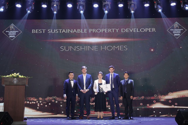 Sunshine Homes thắng đậm với nhiều hạng mục giải thưởng quan trọng tại Dot Property Vietnam Awards 2021 - Ảnh 1.