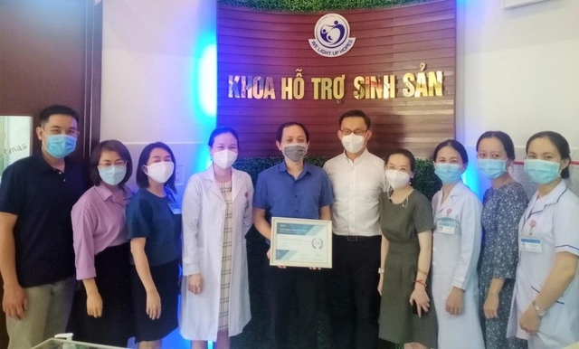 Khoa Hỗ trợ sinh sản, Bệnh viện Phụ sản TP Cần Thơ vinh dự được cấp Chứng nhận VN-ARQA.