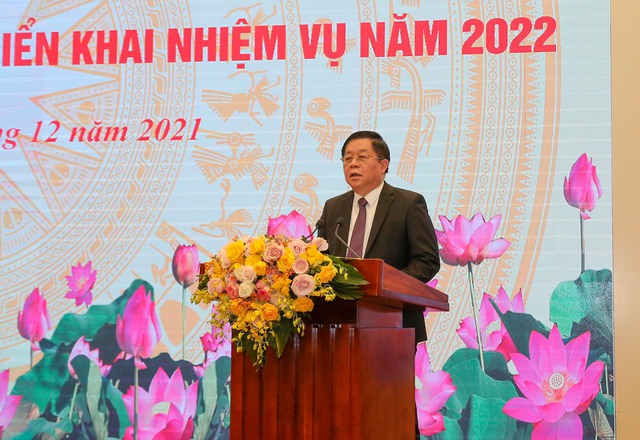 Ông Nguyễn Trọng Nghĩa - Trưởng ban Tuyên giáo Trung ương - phát biểu kết luận Hội nghị.