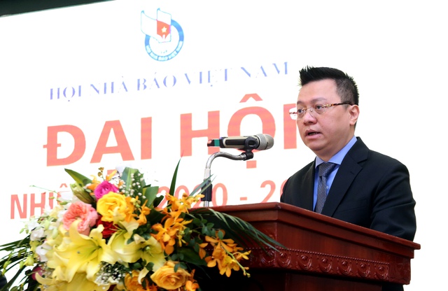 Chủ tịch Hội Nhà báo Việt Nam Lê Quốc Minh. Ảnh: VietnamNet