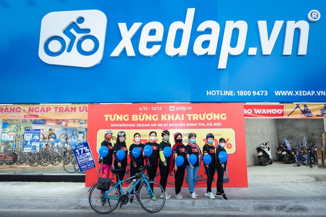 Xedap.vn - Chuỗi siêu thị xe đạp đầu tiên cho cả gia đình  đã có mặt tại Hà Nội - Ảnh 1.