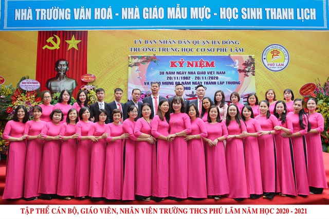 Trường THCS Phú Lãm: Tự hào 60 năm xây dựng và phát triển - Ảnh 1.