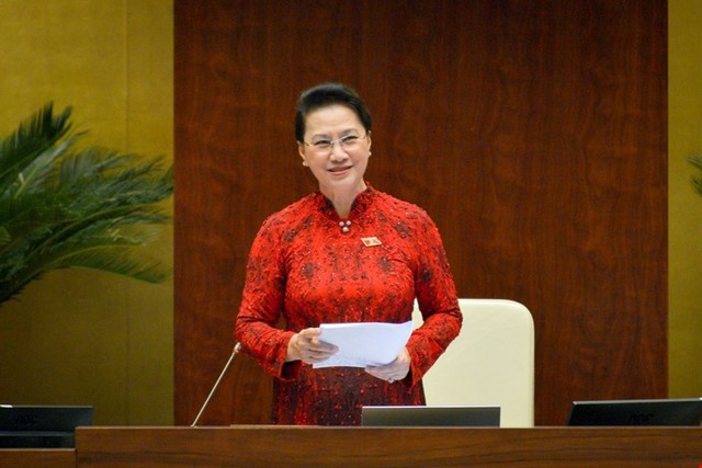 Quốc hội tiến hành miễn nhiệm Chủ tịch Quốc hội Nguyễn Thị Kim Ngân - Ảnh 2.