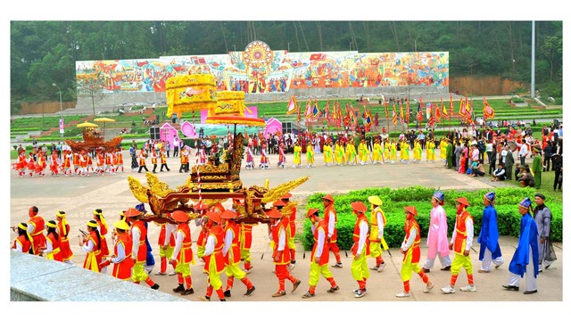 Phú Thọ: Tổ chức bắn pháo hoa dịp Giỗ Tổ Hùng Vương – Lễ hội Đền Hùng năm 2021 - Ảnh 1.