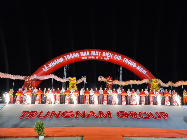 Trungnam Group khánh thành nhà máy điện gió lớn nhất Việt Nam - Ảnh 1.