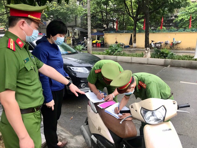 Công an phường Thanh Xuân Bắc (Hà Nội):  Bảo đảm an ninh chính trị, trật tự an toàn xã hội phục vụ bầu cử  - Ảnh 1.