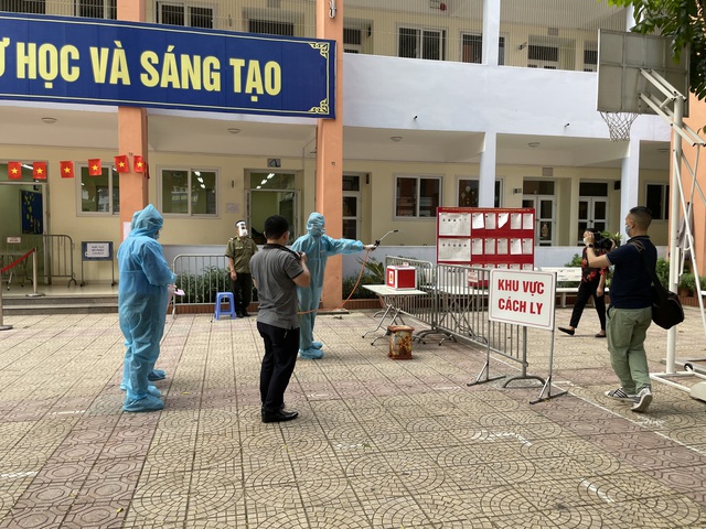 Diễn tập y tế và phòng chống dịch phục vụ bầu cử tại phường Phúc Xá   - Ảnh 6.