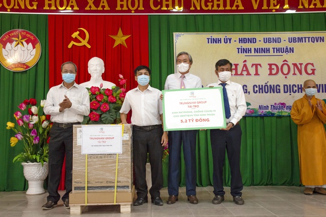 Trungnam Group đồng hành cùng Ninh Thuận chống dịch Covid-19 - Ảnh 2.