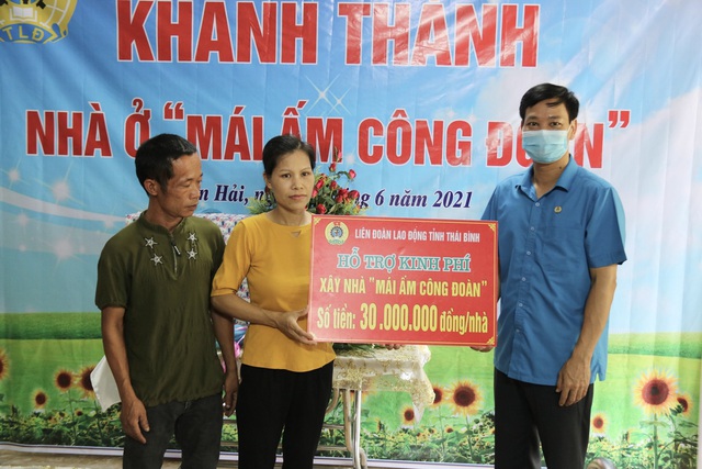 Thái Bình: Hỗ trợ mái ấm công đoàn cho đoàn viên, người lao động - Ảnh 2.