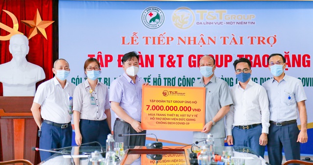 T&T Group tài trợ 7 tỷ đồng giúp Bệnh viện Đức Giang chống dịch COVID-19 - Ảnh 1.