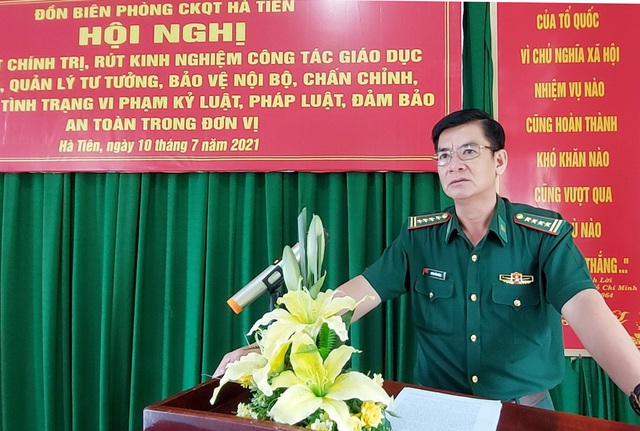 Kiên Giang: Bộ đội Biên phòng tỉnh đẩy mạnh sinh hoạt chính trị để khắc phục tình trạng vi phạm kỷ luật, pháp luật - Ảnh 1.