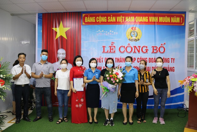 Thái Bình: Thành lập công đoàn cơ sở và kết nạp 218 đoàn viên - Ảnh 2.