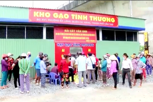 Cần Thơ: Ấm áp “Kho gạo tình thương” giữa mùa dịch - Ảnh 1.