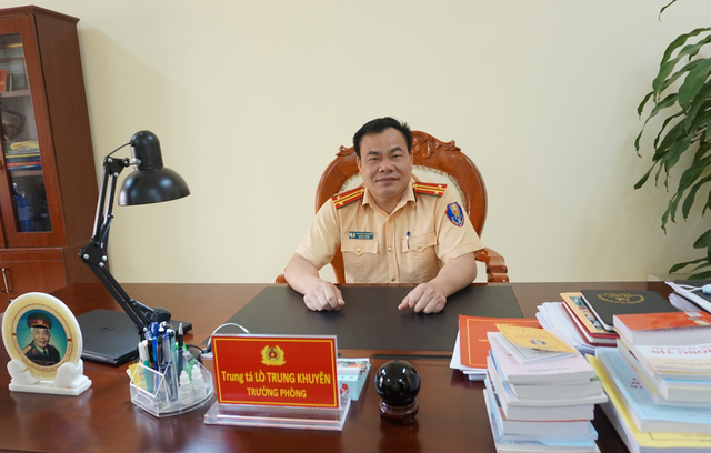 Phòng Cảnh sát giao thông CA tỉnh Điện Biên: Đa dạng phương pháp tuyên truyền Luật Giao thông đường bộ - Ảnh 1.