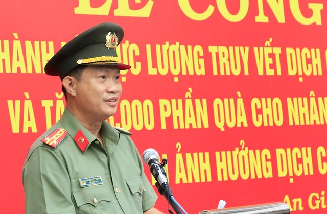 An Giang: Công an tỉnh ra mắt lực lượng truy vết dịch COVID-19 - Ảnh 2.