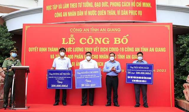 An Giang: Công an tỉnh ra mắt lực lượng truy vết dịch COVID-19 - Ảnh 4.