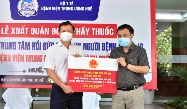 Thừa Thiên Huế: 91 cán bộ, y bác sĩ tiếp tục chi viện vào TP Hồ Chí Minh - Ảnh 2.
