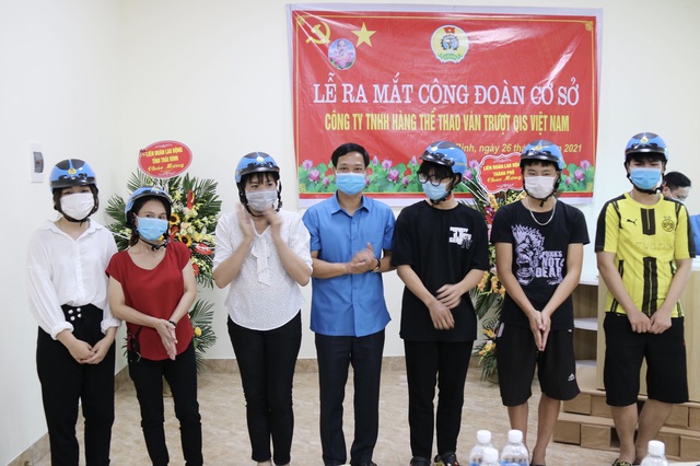 Thái Bình: LĐLĐ Thành phố tổ chức ra mắt công đoàn cơ sở mới - Ảnh 2.
